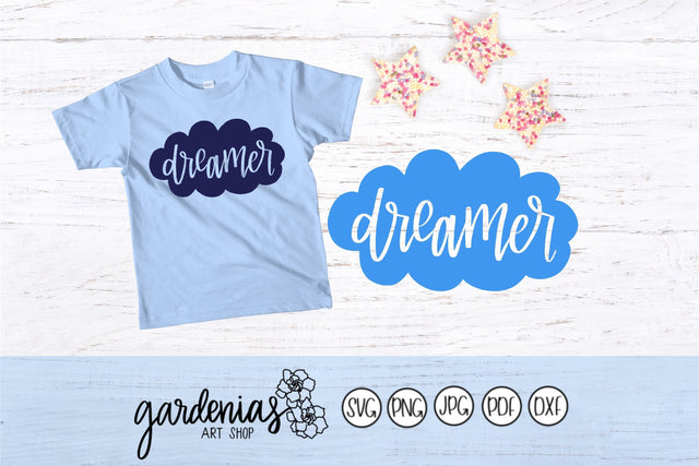 Dreamer in Cloud SVG Gardenias Art Shop 