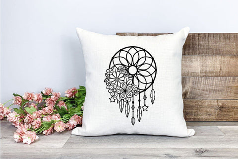 Dreamer SVG, Boho Dream Catcher SVG, Summer Dreamcatcher SVG. SVG Elinorka 