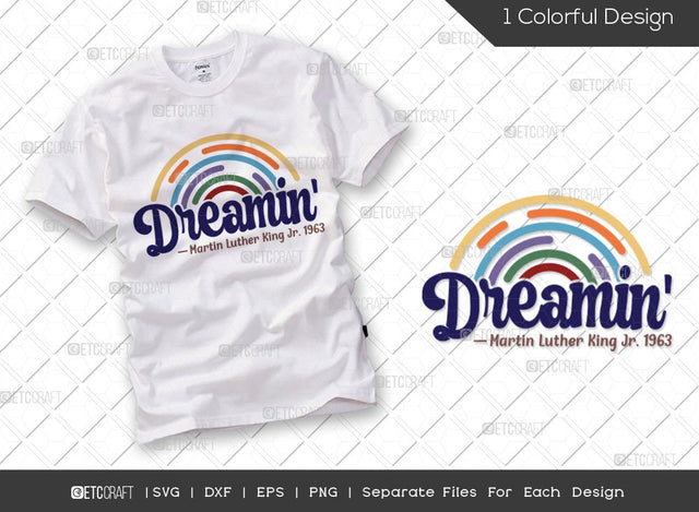 Dreamin' SVG Cut File | Martin Luther King Svg | I Have A Dream | MLK Svg | Black Lives Matter | Black History Month Svg | Martin Luther King Quote SVG ETC Craft 
