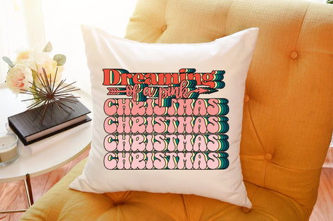 Dreaming of a pink christmas PNG Sublimation Sublimation designartist 