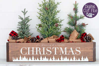 Dreaming Of A White Christmas Svg, Christmas Farmhouse File SVG Crafty Mama Studios 