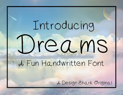 Dreams Font Design Shark 