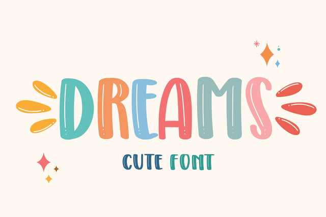 Dreams Font Mozarella 