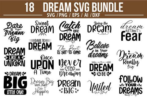 Dreams SVG bundle SVG nirmal108roy 