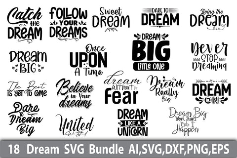 Dreams SVG bundle SVG nirmal108roy 