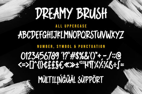 Dreamy Brush Font gatype 