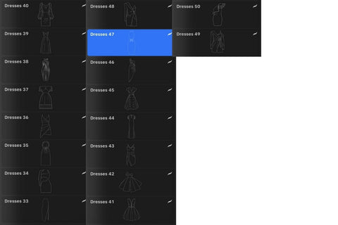 Dress Procreate Stamps SVG SvgOcean 