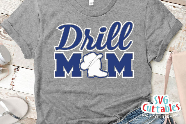 Drill Mom svg - Drill Team Cut File - Drill Team svg - eps - dxf - png - Silhouette - Cricut - Digital Download SVG Svg Cuttables 