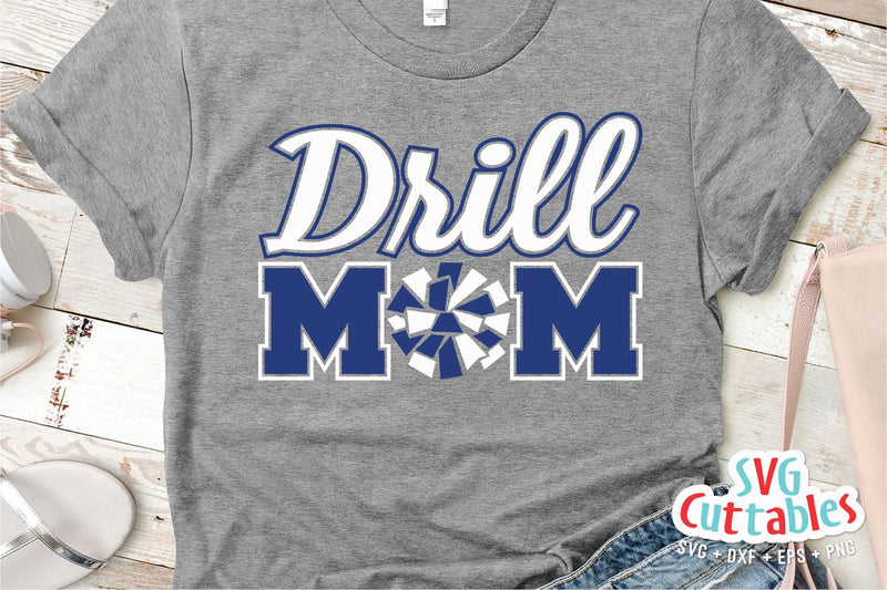 Drill Mom svg - Drill Team Cut File - Drill Team svg - eps - dxf - png - Silhouette - Cricut - Digital Download SVG Svg Cuttables 