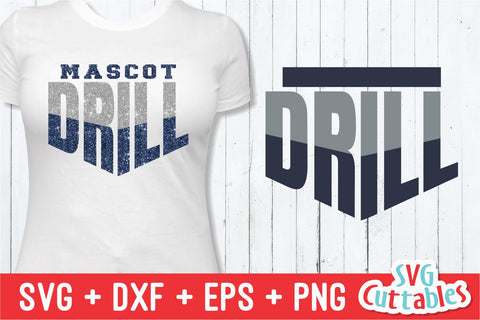 Drill svg - Drill Team Cut File - Drill Template 001 - svg - eps - dxf - png - Silhouette - Cricut - Digital Download SVG Svg Cuttables 