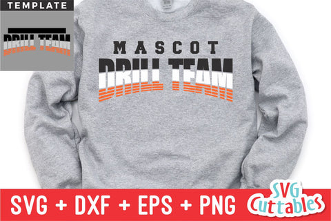 Drill svg - Drill Team Cut File - Drill Template 002 - svg - eps - dxf - png - Silhouette - Cricut - Digital Download SVG Svg Cuttables 