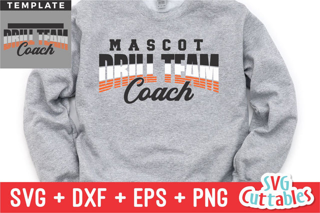 Drill svg - Drill Team Cut File - Drill Template 003 - svg - eps - dxf - png - Silhouette - Cricut - Digital Download SVG Svg Cuttables 