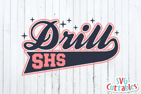 Drill svg - Drill Team Cut File - Drill Template 008 - svg - eps - dxf - png - Silhouette - Cricut - Digital Download SVG Svg Cuttables 