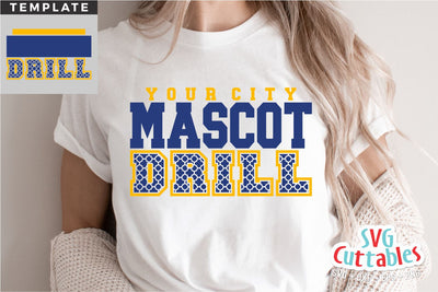 Drill svg - Drill Team Cut File - Drill Template 009 - svg - eps - dxf - png - Silhouette - Cricut - Digital Download SVG Svg Cuttables 