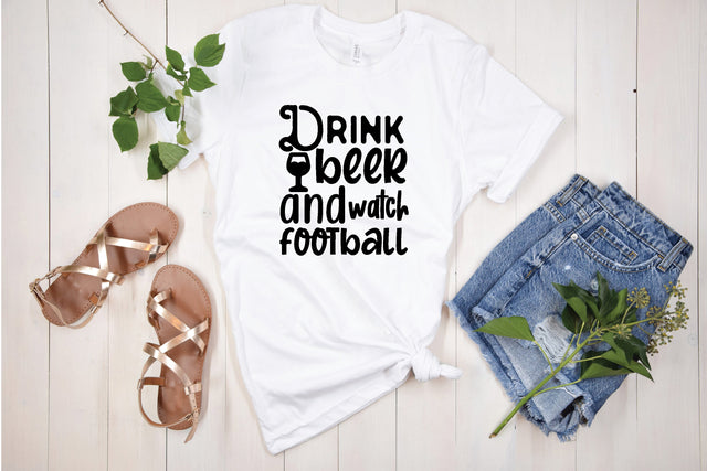 drink beer and watch football SVG designer krishna 