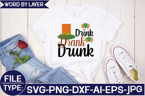 Drink Drank Drunk SVG Cut File SVG Studio Innate 