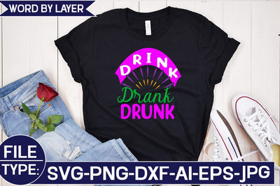 Drink Drank Drunk SVG Cut File SVG Studio Innate 