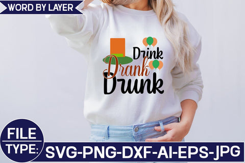 Drink Drank Drunk SVG Cut File SVG Studio Innate 