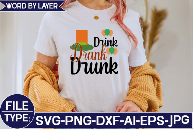 Drink Drank Drunk SVG Cut File SVG Studio Innate 