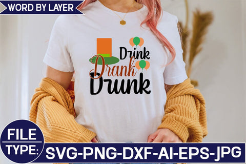 Drink Drank Drunk SVG Cut File SVG Studio Innate 