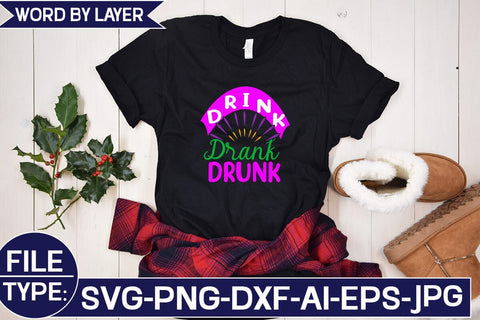 Drink Drank Drunk SVG Cut File SVG Studio Innate 