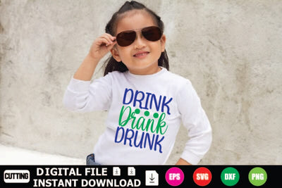 Drink Drank Drunk SVG Shahin alam 
