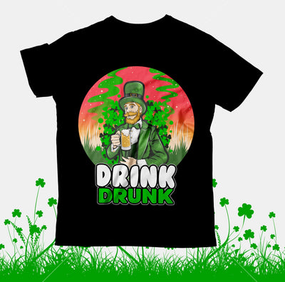 Drink Drunk SVG Cut File, Drink Drunk Sublimation PNG SVG BlackCatsMedia 