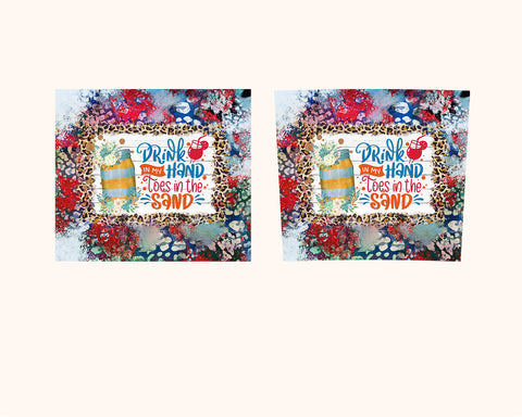 Drink In My Hand Toes In The Sand Tumbler Png,Summer Sublimation Design,Summer Fruits, tumbler PNG Sublimation CaldwellArt 