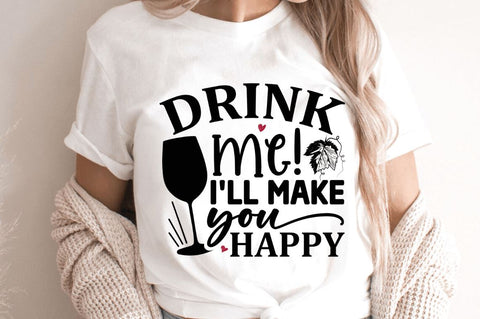 Drink me ill make you happy SVG SVG Regulrcrative 