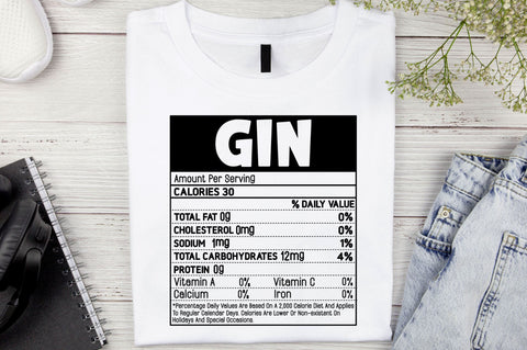 Drink Nutrition Food Facts SVG Bundle SVG Regulrcrative 