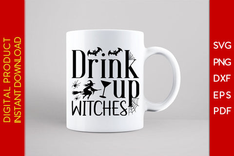 Drink Up Witches Halloween SVG PNG PDF Cut File SVG Creativedesigntee 