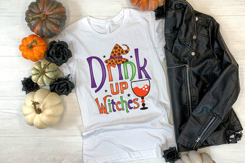 Drink Up Witches | Halloween Witch Sublimation Sublimation CraftLabSVG 