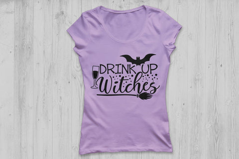 Drink Up Witches| Halloween Witch SVG Cutting Files. SVG CosmosFineArt 