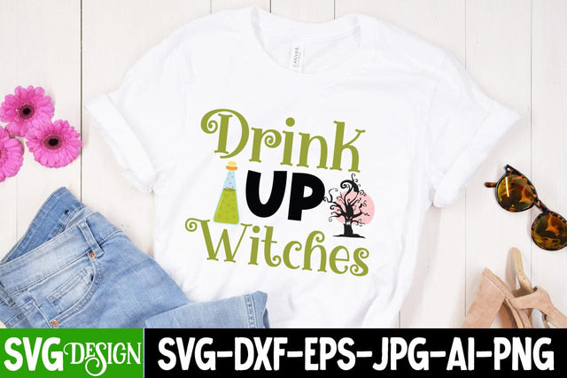 Drink Up Witches SVG Cut File, Drink Up Witches SVG Design, Drink Up Witches SVG Design , Trick or Treat SVG Design, Halloween Sublimation PNG, Halloween SVG Bundle,Halloween SVG Quotes,Halloween PNG, Halloween SVG SVG BlackCatsMedia 