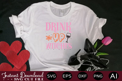 Drink Up Witches Svg Cut File SVG designmaster24 