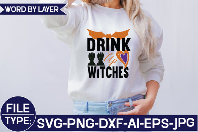 Drink Up Witches SVG Cut File SVG Studio Innate 