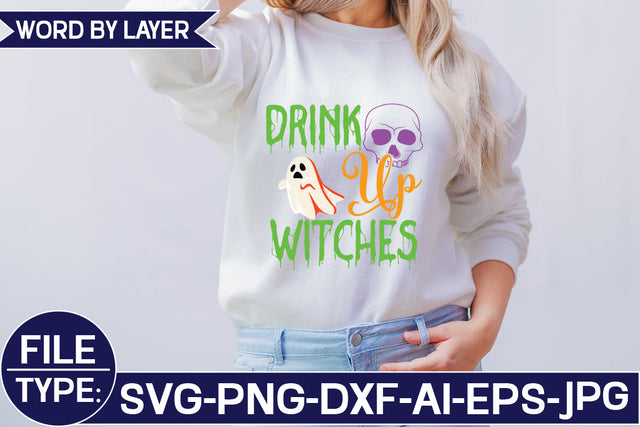 Drink Up Witches SVG Cut File SVG Studio Innate 