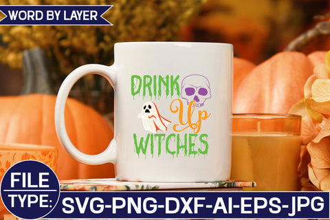 Drink Up Witches SVG Cut File SVG Studio Innate 