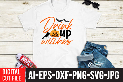 Drink Up Witches SVG Design SVG BlackCatsMedia 