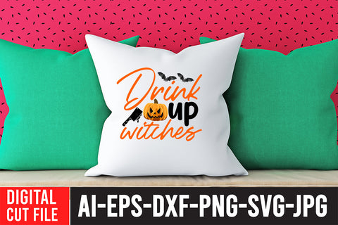 Drink Up Witches SVG Design SVG BlackCatsMedia 