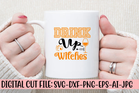 Drink Up Witches SVG Design SVG Syaman 