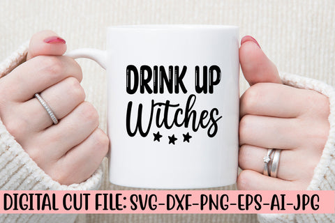 Drink Up Witches SVG Design SVG Syaman 