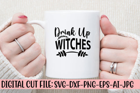 Drink Up Witches SVG Design SVG Syaman 
