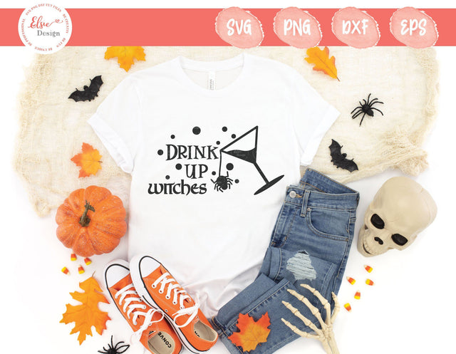 Drink Up Witches - SVG, PNG, DXF, EPS SVG Elsie Loves Design 
