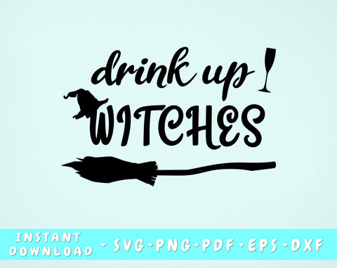 Drink Up Witches SVG SVG HappyDesignStudio 