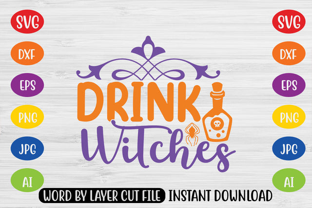 Drink Witches SVG CUT FILE SVG MStudio 