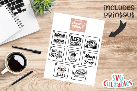 Drinking bundle svg - Drinking Cut File - Funny svg - svg - dxf - eps - png - Silhouette - Cricut - Digital File SVG Svg Cuttables 