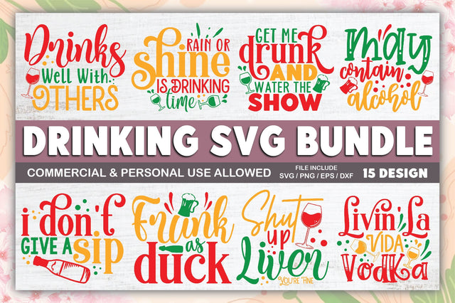 Drinking SVG Bundle SVG Ariyan 