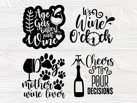 Drinking SVG Bundle, Wine Svg, Wine Quotes, Shirt SVG TonisArtStudio 