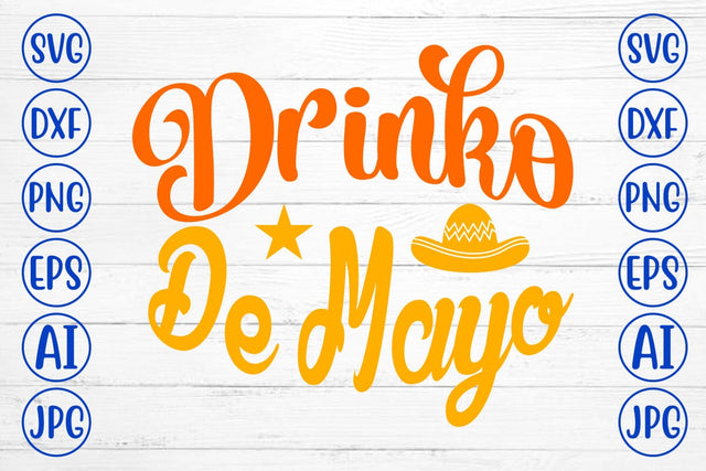 Drinko De Mayo SVG Design SVG Syaman 